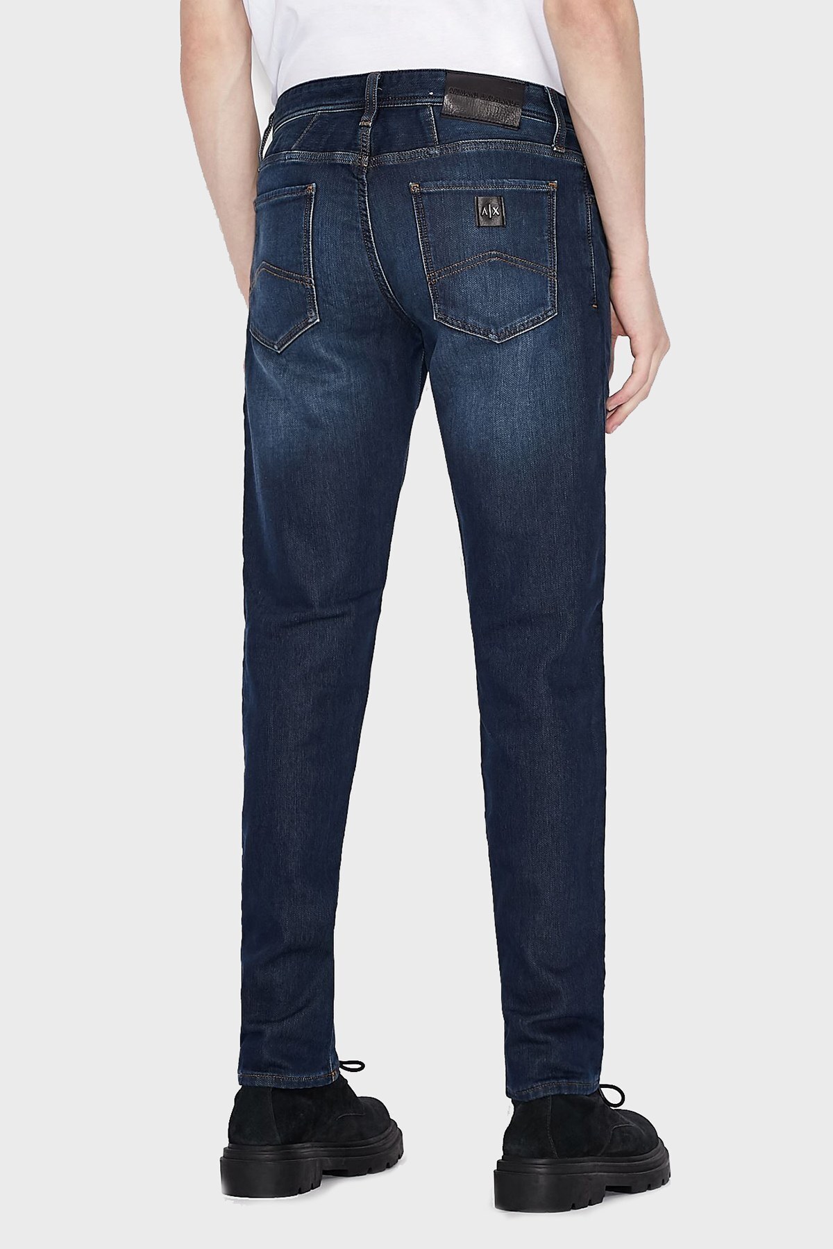 Armani Exchange Pamuklu Slim Fit J14 Jeans Erkek Kot Pantolon 6KZJ14 Z2P6Z 1500 LACIVERT