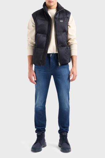 Armani Exchange J14 Normal Bel Slim Fit Jeans Erkek Kot Pantolon 3DZJ14 Z1TTZ 25EX LACİVERT - 7
