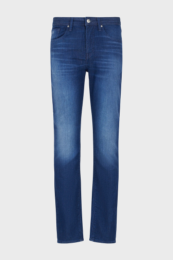 Armani Exchange J14 Normal Bel Slim Fit Jeans Erkek Kot Pantolon 3DZJ14 Z1TTZ 25EX LACİVERT - 12