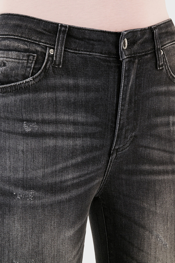 Armani Exchange J24 Pamuklu Super Skinny Fit Jeans Bayan Kot Pantolon 6RYJ24 Y12BZ 0204 SİYAH - 5