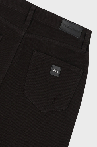 Armani Exchange J51 Yırtık Detaylı Tapered Fit Jeans Bayan Kot Pantolon 3DYJ51 Y1HRZ 1200 SİYAH - 11