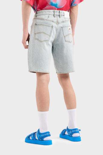 Armani Exchange J65 Relaxed Fit Denim Erkek Short 3DZJ65 Z1XLZ 25EU AÇIK MAVİ - 8