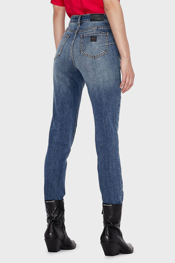 Armani Exchange J69 Jeans Bayan Kot Pantolon 6KYJ69 Y1DQZ 1500 KOYU MAVİ - 3
