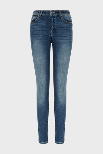 Armani Exchange J69 Jeans Bayan Kot Pantolon 6KYJ69 Y1DQZ 1500 KOYU MAVİ - 6
