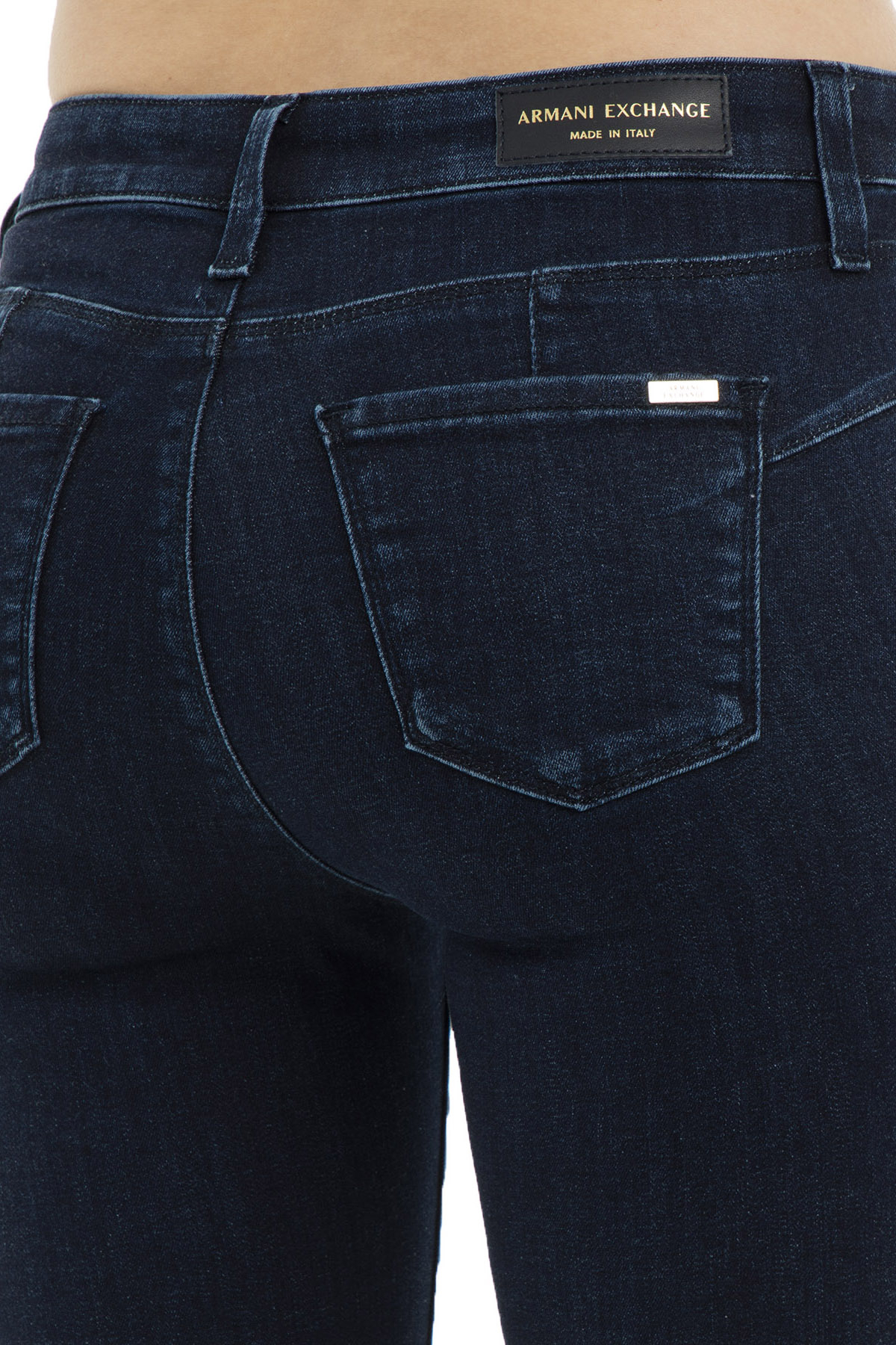 Armani Exchange J69 Jeans Bayan Kot Pantolon 3GYJ69 Y2FKZ 1500 İNDİGO