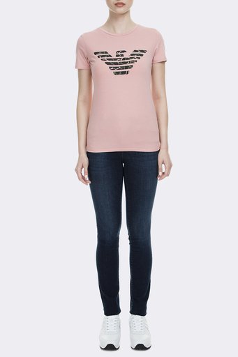 Armani Exchange J69 Jeans Bayan Kot Pantolon 6GYJ69 Y2MSZ 1500 LACİVERT - 1