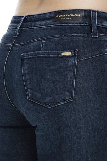 Armani Exchange J69 Jeans Bayan Kot Pantolon 6GYJ69 Y2MSZ 1500 LACİVERT - 7