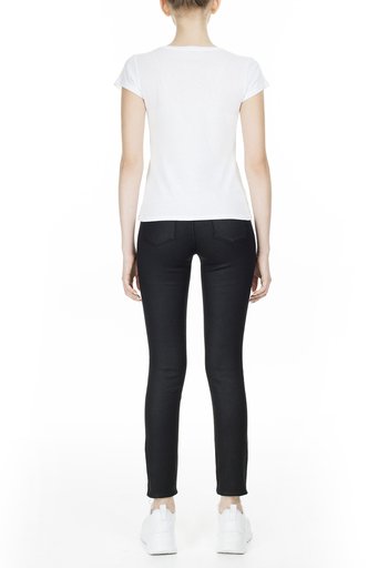 Armani Exchange J69 Jeans Bayan Kot Pantolon S 6GYJ69 Y2MEZ 1200 SİYAH - 5