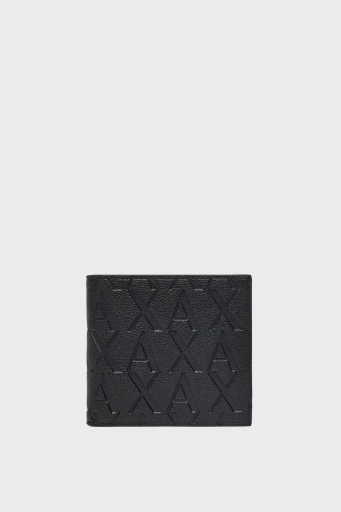 Armani Exchange Kabartmalı Logo Baskılı Erkek Cüzdan Takım XM001273 AF12133 UC001 SİYAH - 2