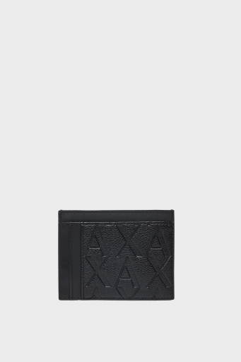 Armani Exchange Kabartmalı Logo Baskılı Erkek Cüzdan Takım XM001273 AF12133 UC001 SİYAH - 6