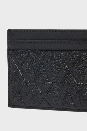 Armani Exchange Kabartmalı Logo Baskılı Erkek Cüzdan Takım XM001273 AF12133 UC001 SİYAH - 7