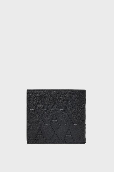 Armani Exchange Kabartmalı Logo Baskılı Erkek Cüzdan Takım XM001273 AF12133 UC001 SİYAH - 3