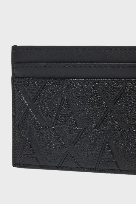 Armani Exchange Kabartmalı Logo Baskılı Erkek Cüzdan Takım XM001273 AF12133 UC001 SİYAH - 7