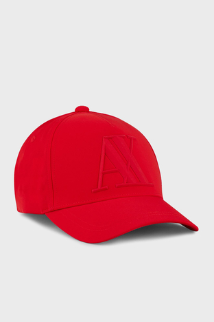 Armani Exchange - Armani Exchange Kabartmalı Logo Detaylı Erkek Şapka 954079 CC518 00074 KIRMIZI