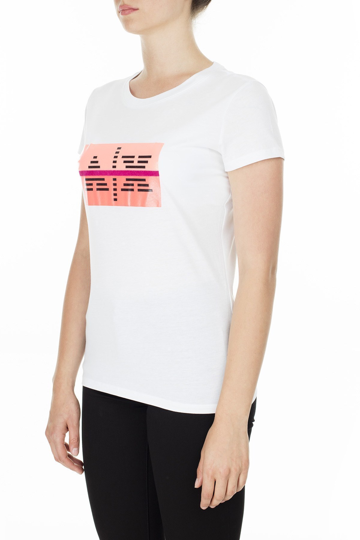 Armani Exchange Kadın T Shirt 3HYTEA YJ16Z 1000 BEYAZ