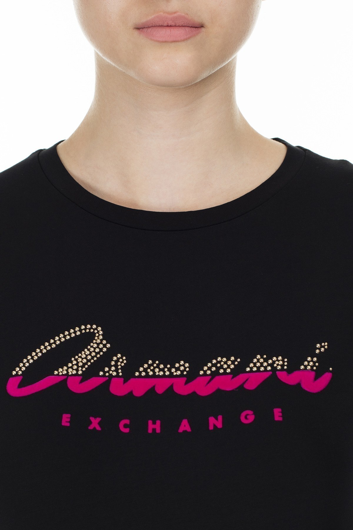 Armani Exchange Bayan T Shirt S 6GYTAQ YJC7Z 1200 SİYAH