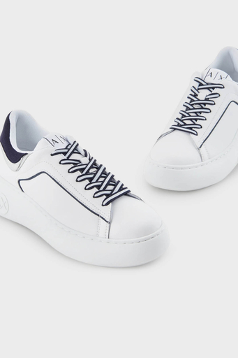 Armani Exchange Kalın Tabanlı Sneaker Bayan Ayakkabı XDX108 XV788 T288 BEYAZ - 5