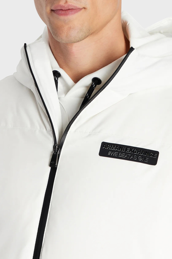 Armani Exchange Kapüşonlu Çift Yönlü Fermuarlı Regular Fit Erkek Mont 6RZB03 ZNICZ 1116 BEYAZ - 5