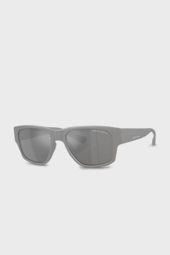 Armani Exchange Kare Aynalı Güneş Erkek Gözlük 0AX4141SU 81806G 56 Mat Gri-Gri Ayna Gümüş - 5