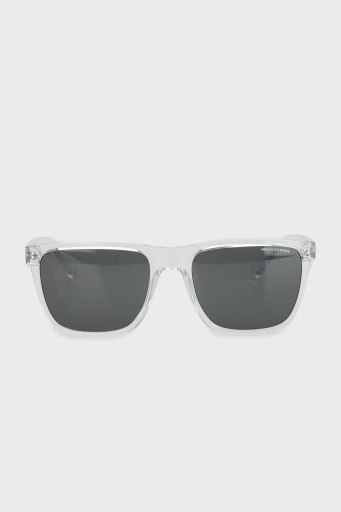 Armani Exchange Kare Güneş Erkek Gözlük 0AX4080S 823587 57 Parlak Kristal-Koyu Gri - 2