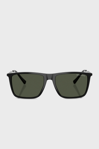 Armani Exchange Kare Güneş Erkek Gözlük 0AX4160S 81582J 57 Parlak Siyah-Koyu Yeşil Polari - 2