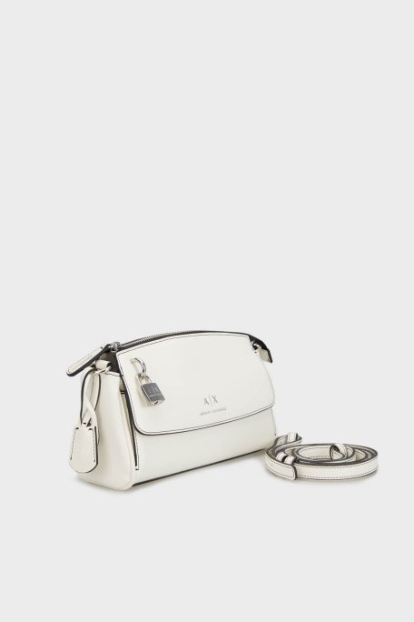 Armani Exchange Kilit Detaylı Ayarlanabilir Askılı Bayan Çanta XW000304 AF12040 F0003 BEYAZ - 3