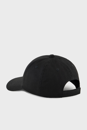 Armani Exchange Logo Baskılı % 100 Pamuk Erkek Şapka XM000284 AF12102 UC001 SİYAH - 3