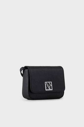 Armani Exchange Logo Baskılı Ayarlanabilir Omuz Bayan Çanta 942648 CC793 00020 SİYAH - 6
