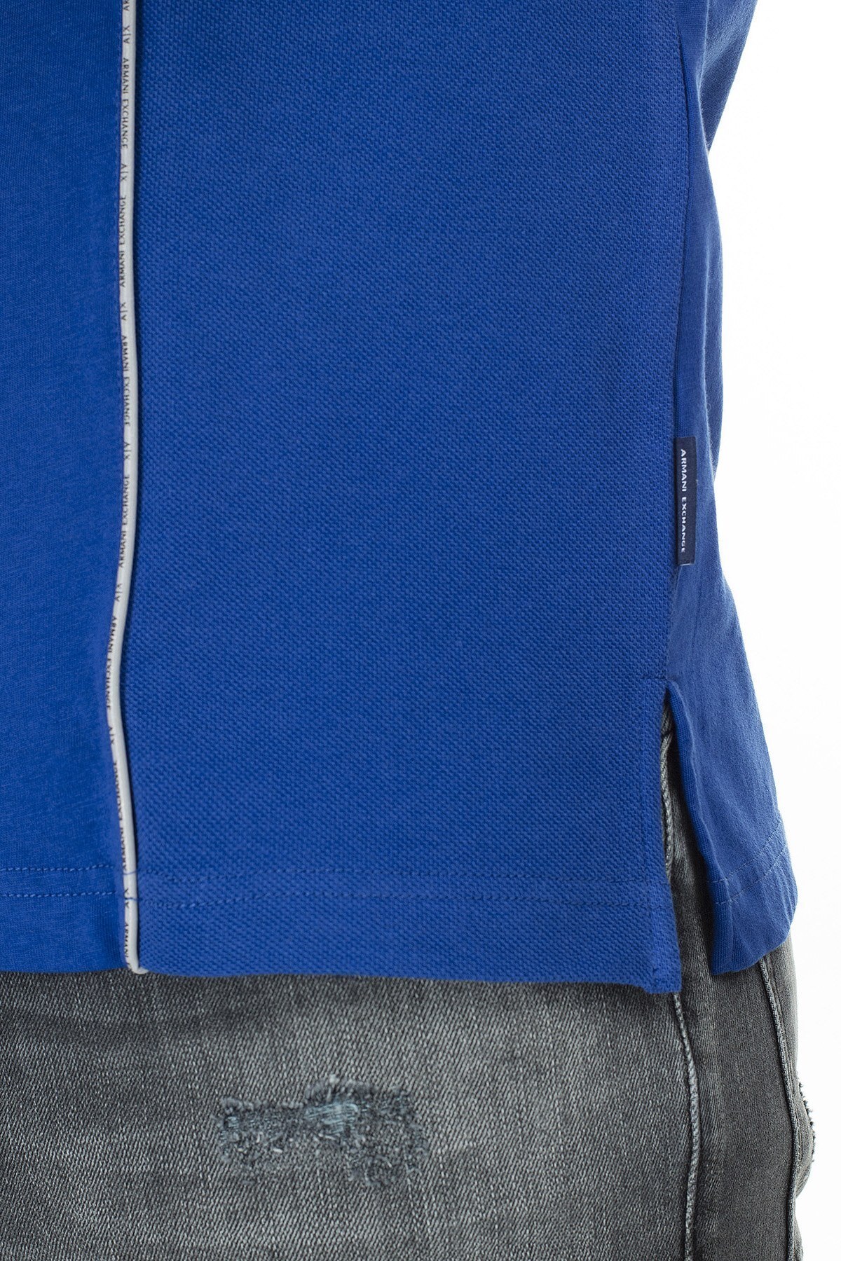 Armani Exchange Logo Baskılı Regular Fit Düğmeli T Shirt Erkek Polo 3HZFGA ZJH4Z 1511 SAKS