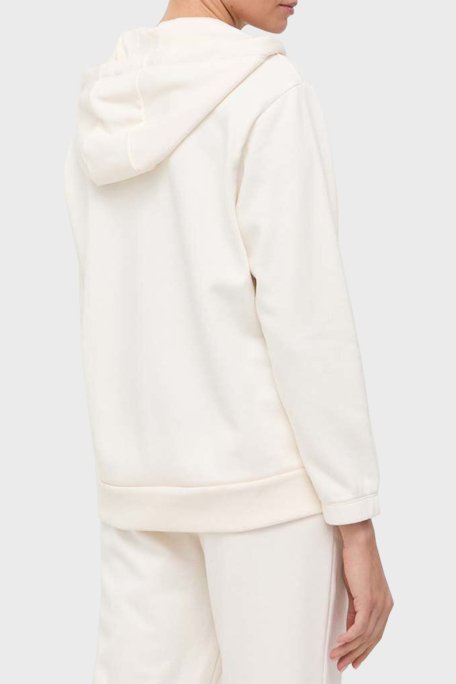 Armani Exchange Logo Yazılı Fermuarlı Kapüşonlu Regular Fit Bayan Sweat 6RYM71 YJBRZ 1130 BEYAZ - 3