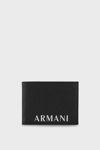 Armani Exchange Logolu % 100 Deri Erkek Cüzdan 958058 1A807 00020 SİYAH
