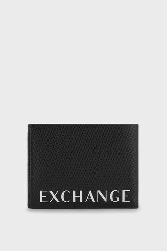 Armani Exchange Logolu % 100 Deri Erkek Cüzdan 958058 1A807 00020 SİYAH
