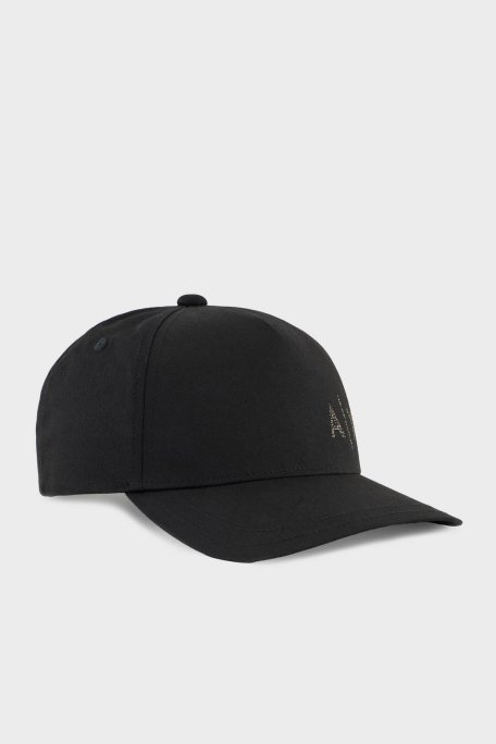 Armani Exchange Logolu % 100 Pamuk Erkek Şapka XM000282 AF12102 UC001 SİYAH - 1