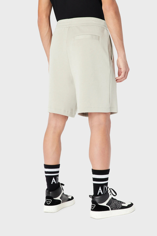 Armani Exchange - Armani Exchange Logolu % 100 Pamuk Regular Fit Erkek Short 3RZSHE ZJZDZ 1940 GRİ (1)