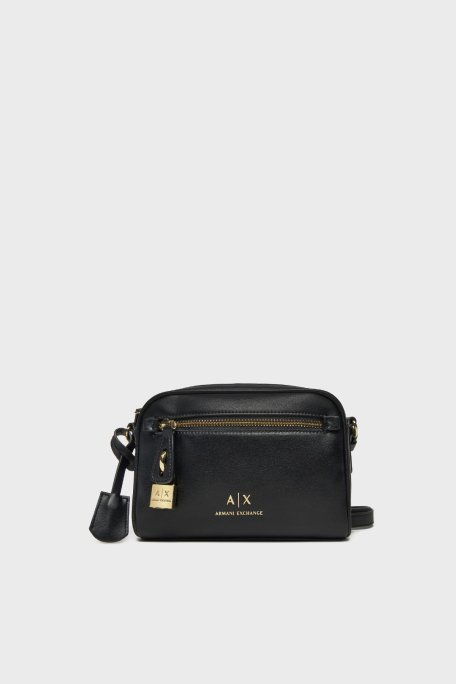 Armani Exchange Logolu Ayarlanabilir Askılı Bayan Çanta XW000303 AF12040 UC001 SİYAH - 1