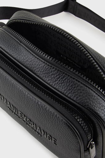 Armani Exchange Logolu Ayarlanabilir Askılı Erkek Çanta XM000231 AF11931 UC001 SİYAH - 5