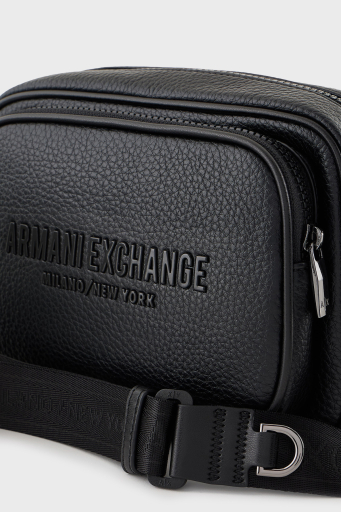 Armani Exchange Logolu Ayarlanabilir Askılı Erkek Çanta XM000231 AF11931 UC001 SİYAH - 6