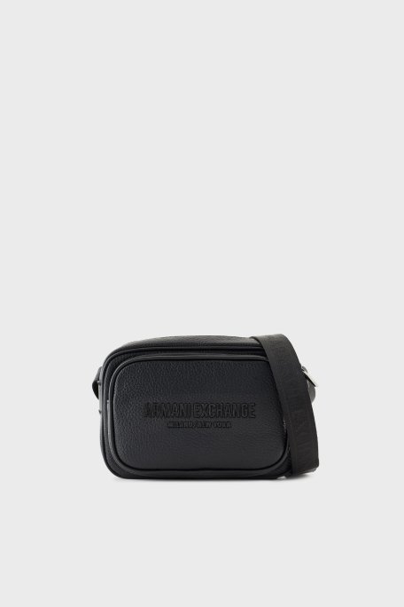 Armani Exchange Logolu Ayarlanabilir Askılı Erkek Çanta XM000231 AF11931 UC001 SİYAH - 1