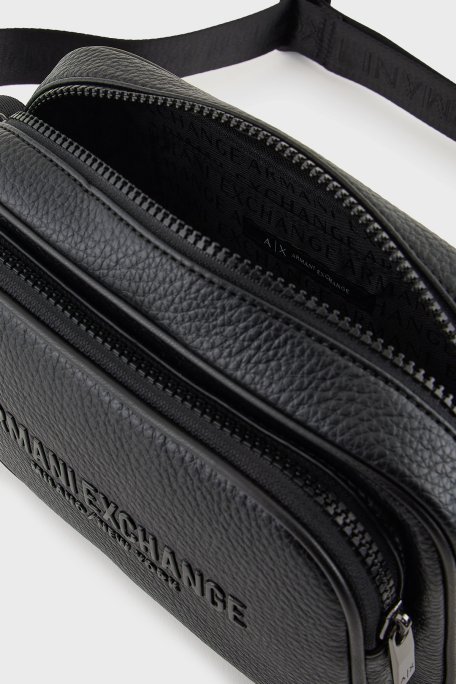 Armani Exchange Logolu Ayarlanabilir Askılı Erkek Çanta XM000231 AF11931 UC001 SİYAH - 5