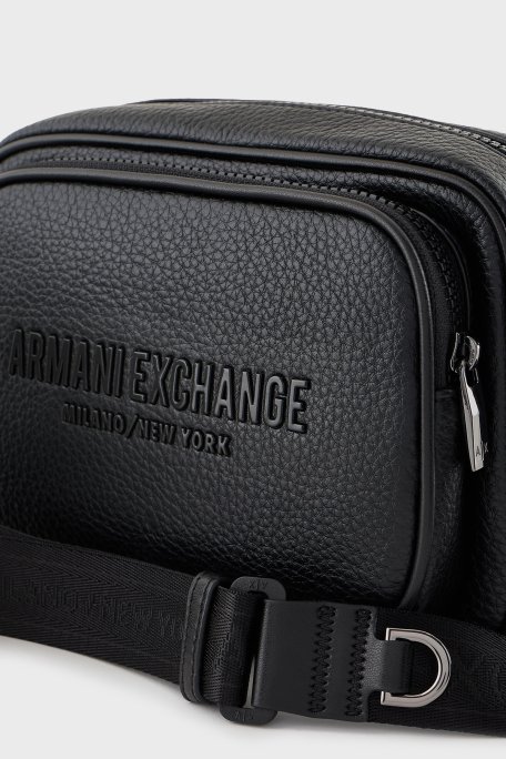Armani Exchange Logolu Ayarlanabilir Askılı Erkek Çanta XM000231 AF11931 UC001 SİYAH - 6