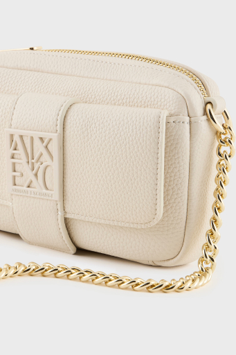 Armani Exchange Logolu Ayarlanabilir Askılı Mini Bayan Çanta XW000324 AF11902 U1074 EKRU - 5