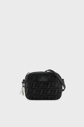 Armani Exchange Logolu Ayarlanabilir Omuz Askılı Bayan Çanta 949199 4F711 00020 SİYAH - 6