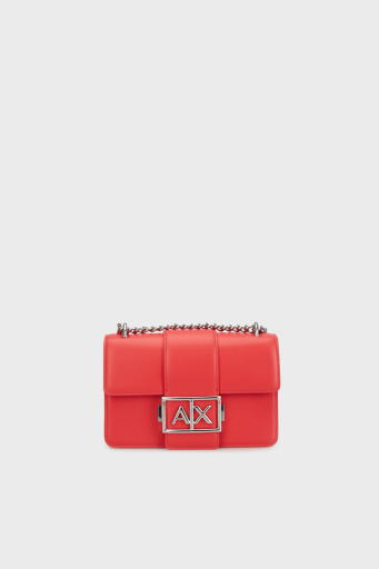 Armani Exchange Logolu Ayarlanabilir Zincir Askılı Bayan Çanta XW000071 AF12039 U4236 KIRMIZI - 4