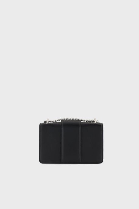 Armani Exchange Logolu Ayarlanabilir Zincir Askılı Bayan Çanta XW000071 AF12039 UC001 SİYAH - 4