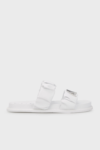 Armani Exchange Logolu Bayan Terlik XDP040 XV705 N069 BEYAZ - 1