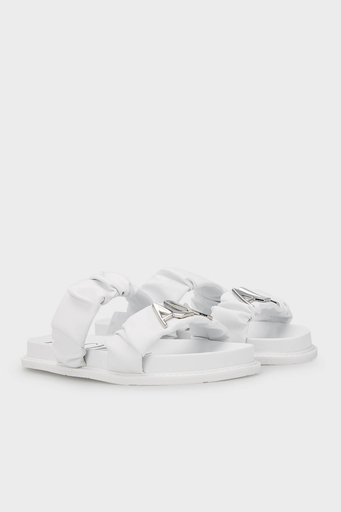 Armani Exchange Logolu Bayan Terlik XDP040 XV705 N069 BEYAZ - 3