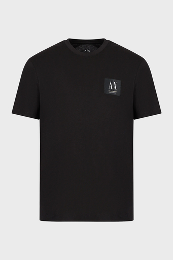 Armani Exchange Logolu Bisiklet Yaka % 100 Pamuk Regular Fit Erkek T Shirt 3RZTBK ZJ8EZ 1200 SİYAH - 4