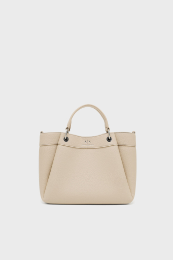 Armani Exchange Logolu Çıkarılabilir Askılı Bayan Çanta 942911 CC783 U1092 KREM - 1