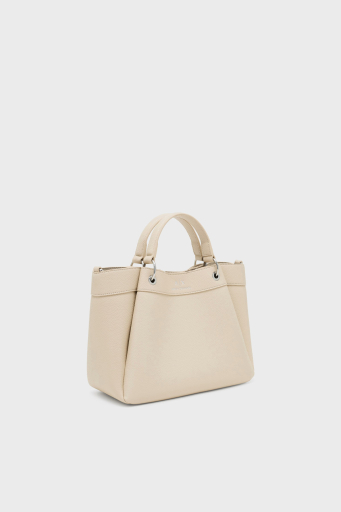 Armani Exchange Logolu Çıkarılabilir Askılı Bayan Çanta 942911 CC783 U1092 KREM - 3