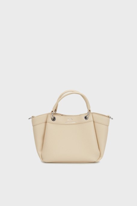 Armani Exchange Logolu Çıkarılabilir Askılı Bayan Çanta 942927 CC783 U1092 KREM - 5